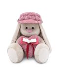 Плюшена играчка Budi Basa - Зайка Ми с шапка и сърчице, 18 cm - 1t