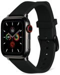 Каишка OEM - Silicone, Apple Watch, 42/44 mm, черна - 2t