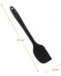 Силиконова шпатула Elekom - EK-2112, 21 cm, черна - 2t