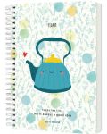 Скицник Drasca Happy Tea Time - Teapot, A6, 60 листа - 1t