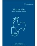Скицник Hahnemuhle Skizze 120 - A4, 50 листа - 1t