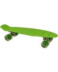 Скейтборд Maxima - със светещи колела, 56 х 15 х 10 cm, зелен - 1t