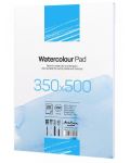 Скицник за водни бои Drasca Watercolour Pad - 20 листа, 35 х 50 cm - 1t