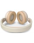 Безжични слушалки с микрофон Energy Sistem - Headphones 2 Bluetooth, бежови - 3t