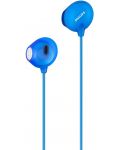 Слушалки с микрофон Philips - SHE2305BL, сини - 3t