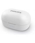 Безжични слушалки Philips - TAT2205, TWS, бели - 4t