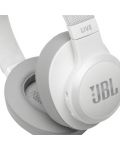 Безжични слушалки с микрофон JBL - Live 500BT, бели - 5t