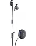 Безжични слушалки с микрофон Skullcandy - Vert Clip, черни - 1t