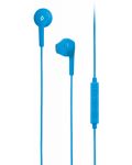 Слушалки с микрофон ttec - Rio In-Ear Headphones, сини - 1t