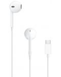 Слушалки с микрофон Apple - EarPods USB-C, бели - 1t