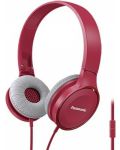 Слушалки Panasonic RP-HF100ME-P - ear, розови - 1t