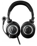Слушалки с микрофон Audio-Technica - ATH-M50xSTS, черни - 3t