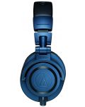 Слушалки Audio-Technica - ATH-M50xDS, черни/сини - 3t