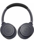 Безжични слушалки с микрофон Audio-Technica - ATH-SR30BTBK, Charcoal Gray - 2t