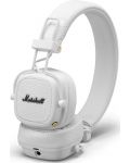 Безжични слушалки Marshall - Major III, бели - 3t