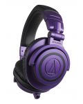 Слушалки Audio-Technica - ATH-M50X Limited Edition, лилави - 1t