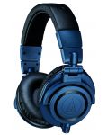 Слушалки Audio-Technica - ATH-M50xDS, черни/сини - 2t