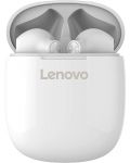 Безжични слушалки Lenovo - HT30, TWS, бели - 2t