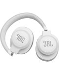 Безжични слушалки с микрофон JBL - Live 500BT, бели - 3t