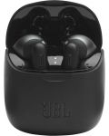 Безжични слушалки с микрофон JBL - T225 TWS, черни - 6t