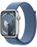 Смарт часовник Apple - Watch S9, 45mm, 1.9'', Winter Blue Sport Loop - 2t