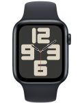 Смарт часовник Apple - Watch SE2 v2, 44mm, M/L, Midnight Sport - 1t