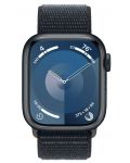 Смарт часовник Apple - Watch S9, Cellular, 45mm, Midnight Sport Loop - 2t