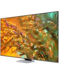 Смарт телевизор Samsung - 75Q80D, 75'' AI 4K QLED, Carbon Silver - 3t