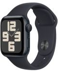 Смарт часовник Apple - Watch SE2 v2, 40mm, M/L, Midnight Sport - 2t