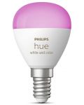Смарт крушка Philips - Hue Ambiance Luster, 5.1W, E14, P45, RGB, dimmer - 3t