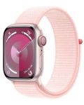 Смарт часовник Apple - Watch S9, Cellular, 41mm, Light Pink Sport Loop - 1t