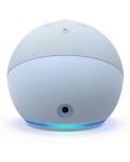 Смарт колона Amazon - Echo Dot 5, с часовник, синя - 5t