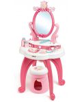 Детска тоалетка Smoby Disney Princess - 2 в 1, с аксесоари и столче - 1t