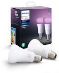 Смарт крушки Philips - HueWCA, 9W, A60 E27, 2 броя - 2t