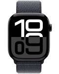 Смарт часовник Аpple - Watch S10 Cell, 42 mm, Jet Black Alu Case with Ink Sport Loop - 1t