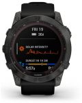 Смарт часовник Garmin - fenix 7X Sapphire Solar, 51mm, сив/черен - 3t