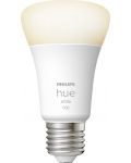 Смарт крушка Philips - HUE White, LED, 9.5W, E27, A60, dimmer - 2t