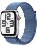 Смарт часовник Apple - Watch SE2 v2 Cellular, 44mm, Blue Loop - 1t