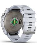 Смарт часовник Garmin - epix Pro Gen 2 Sapphire, 51mm, сребрист/бял - 8t