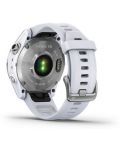 Смарт часовник Garmin - fenix 7S, 42mm, сребрист/бял - 7t