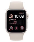Смарт часовник Apple - Watch SE2, 40mm, Starlight - 2t