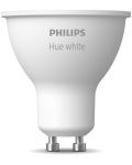 Смарт крушка Philips - Hue White, 5.2W, GU10, dimmer - 2t