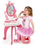 Детска тоалетка Smoby Disney Princess - 2 в 1, с аксесоари и столче - 2t