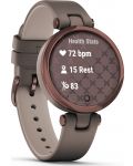 Смарт часовник Garmin - Lily Classic, 34mm, 0.84", бронзов/кафяв - 5t