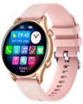 Смарт часовник myPhone - Watch EL, 45mm, 1.32'', златист - 2t