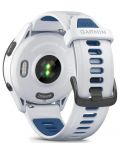 Смарт часовник Garmin - Forerruner 265, 46mm, Whitestone/Tidal Blue - 5t