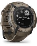 Смарт часовник Garmin - Instinct 2X Solar Tactical, 50mm, 1.1'', кафяв - 5t