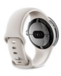 Смарт часовник Google - Pixel Watch, 41mm, 1.4'', Wi-Fi, Silver/White - 3t