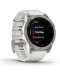 Смарт часовник Garmin - epix Sapphire, Gen 2, 33mm, сив/бял - 2t