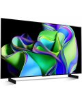 Смарт телевизор LG - OLED42C31LA, 42'', OLED, 4K, сив - 3t